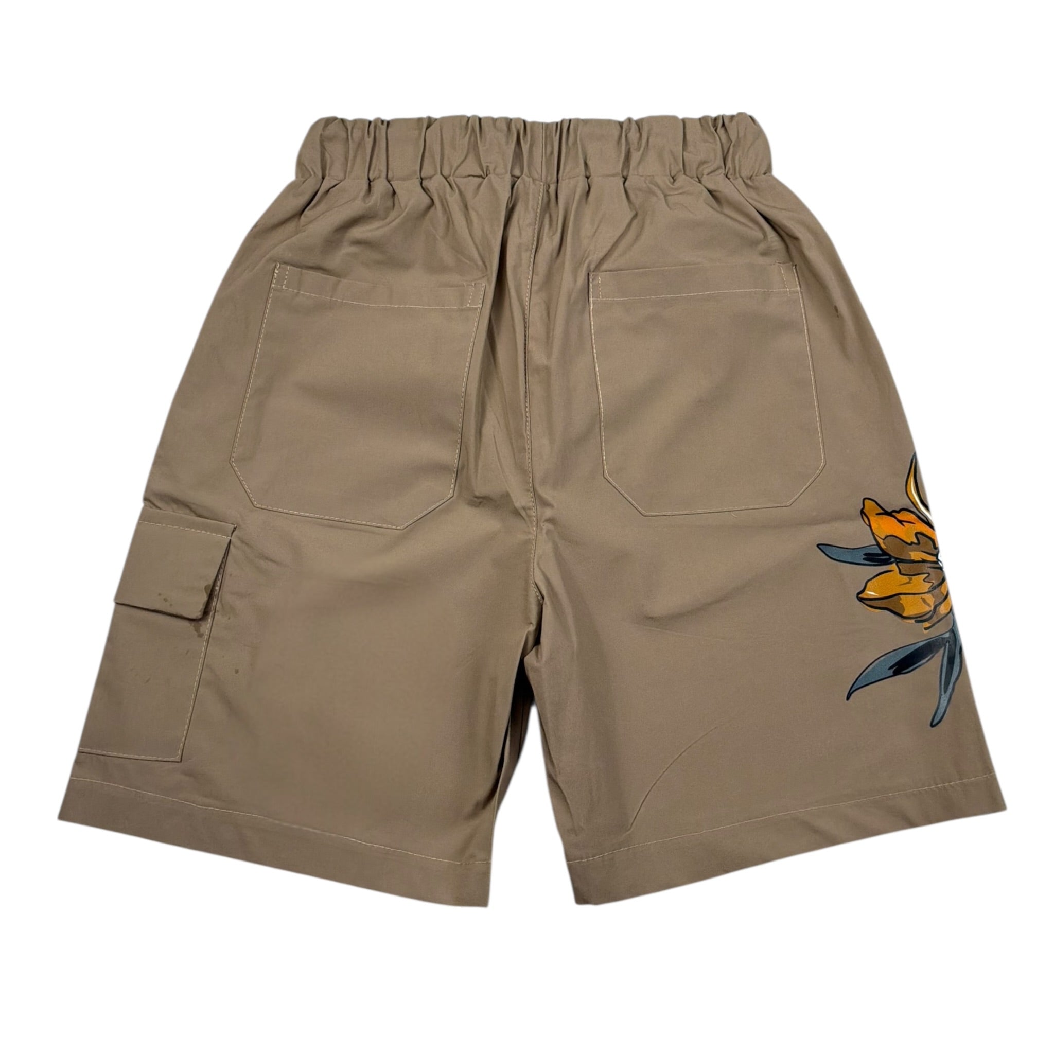 Patriot Bermuda Tinta Unita con Elastico In Vita per Bambino PBR0022 BEIGE PATRIOT 
