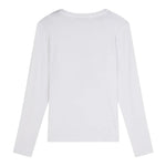 Patrizia Pepe Shirt Girocollo Tinta Unita con Brillantini per Bambina 7M0752 BIANCO PATRIZIA PEPE 
