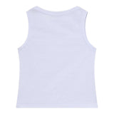 Patrizia Pepe Canotta Tinta Unita con Brillantini per Bambina 7M0813 BIANCO PATRIZIA PEPE 