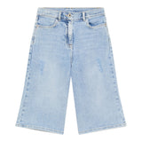 Patrizia Pepe Bermuda In Denim Tinta Unita con Tasche per Bambina 7P0380 AZZURRO PATRIZIA PEPE 