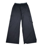 Patrizia Pepe Pantalone Tinta Unita Modello Palazzo per Bambina 7P0385 NERO PATRIZIA PEPE 