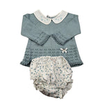 Paz Rodriguez Completo 2 Pezzi Maglia-Culotte per Neonata 003122668 PETROLIO PAZ RODRIGUEZ 