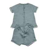 Paz Rodriguez Completo 2 Pezzi T-Shirt-Culotte per Neonato 003122672 AZZURRO PAZ RODRIGUEZ 