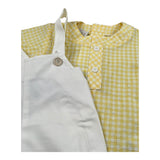 Paz Rodriguez Completo 2 Pezzi Camicia-Salopette per Neonato 006151607 GIALLO PAZ RODRIGUEZ 