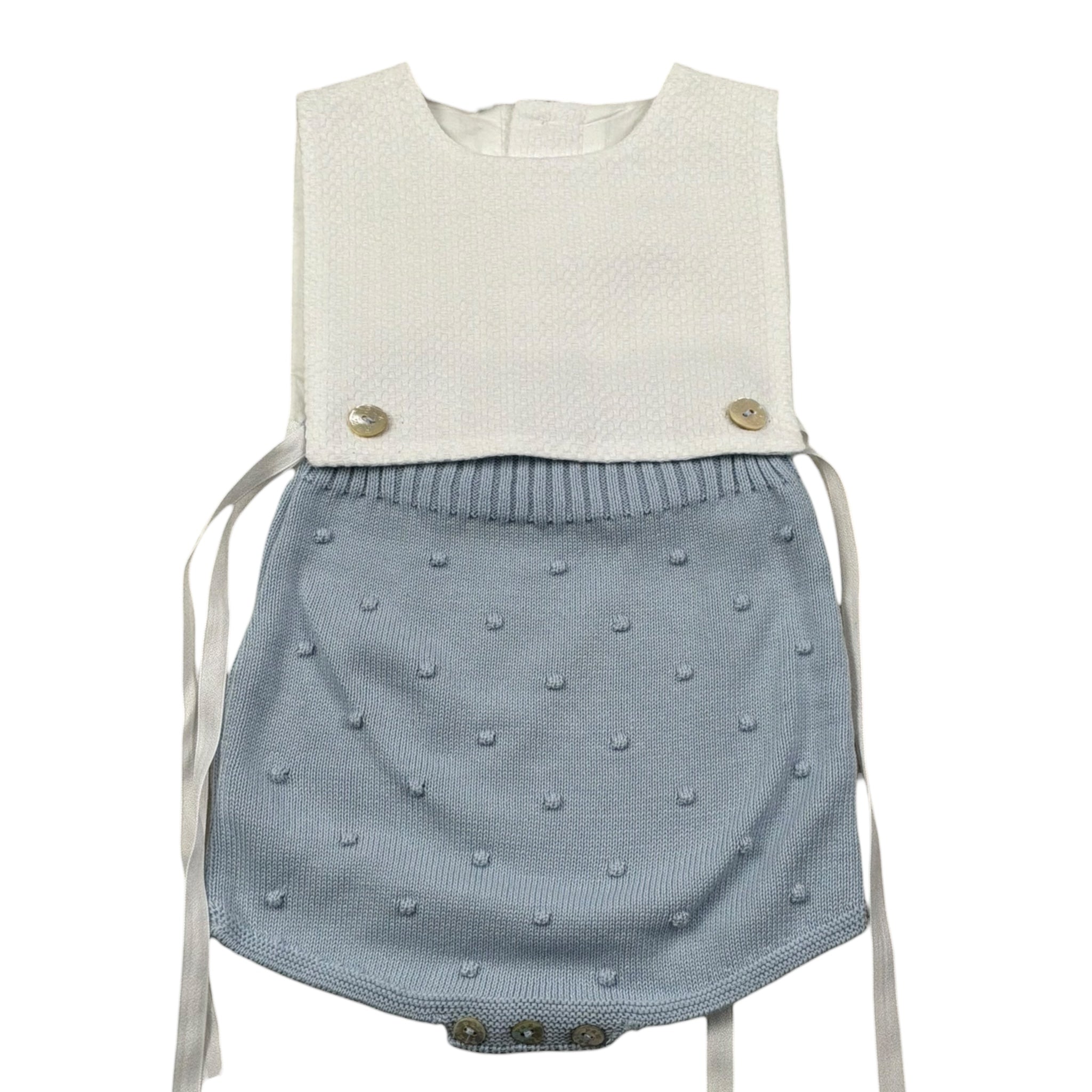 Paz Rodriguez Pagliaccett Giromanica Bicolore per Neonata 022122244 BIANCO/AZZURRO PAZ RODRIGUEZ 