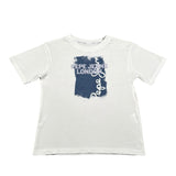 Pepe Feamo T-Shirt Girocollo Tinta Unita con Stampa per Bambino PB503978 BIANCO PEPE JEANS 
