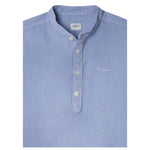 Pepe Jeans Camicia Manica Lunga Tinta Unita con Collo Coreano per Bambino PB302703 AZZURRO PEPE JEANS 
