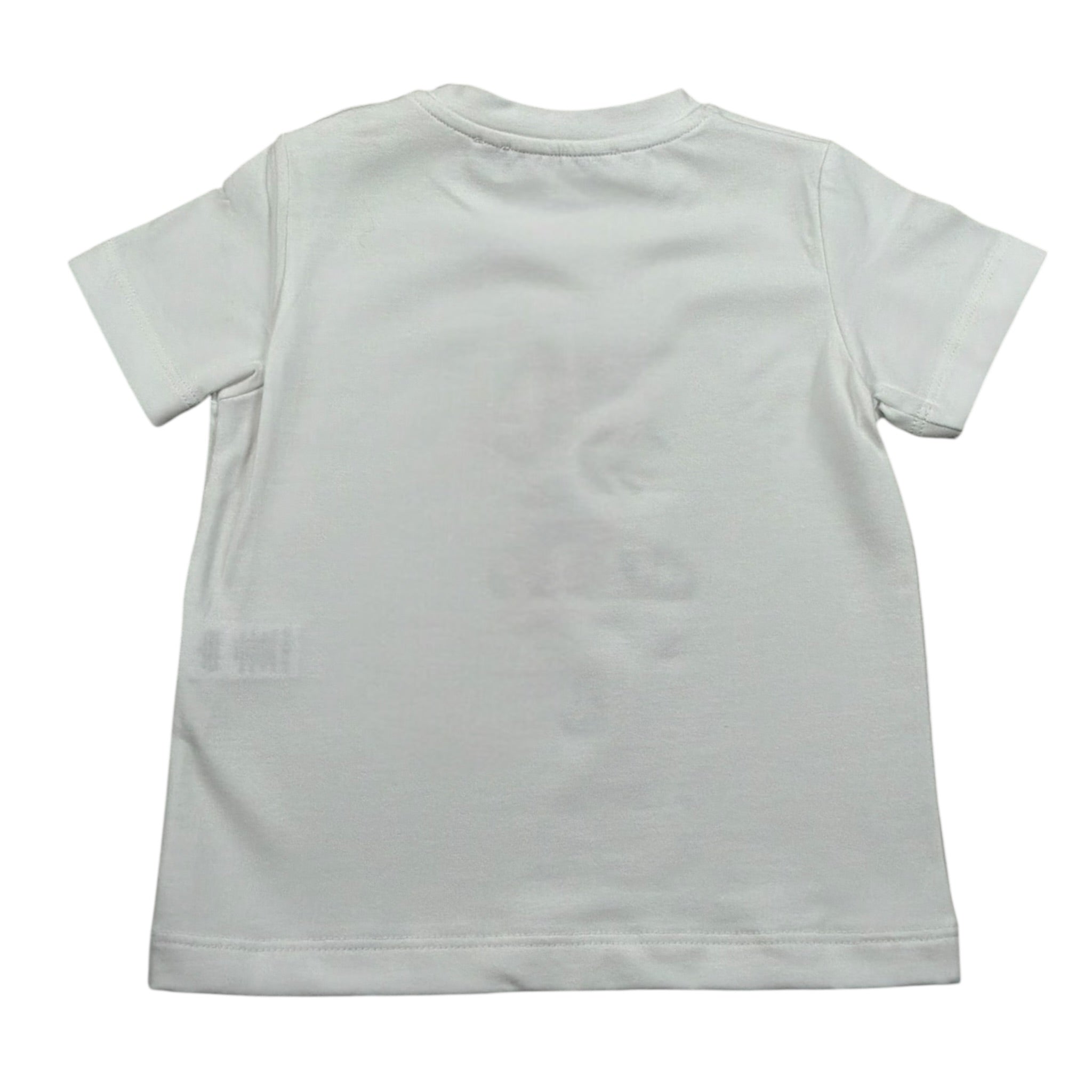 Per Te T-Shirt Girocollo tinta unita Cn Stampa Bianco per Neonato 34186 BIANCO PER TE 