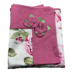 Petit Coperta Bicolore con Stampe Rosa Bianco/Rosa per Neonata S6914570 BIANCO/ROSA PETIT 