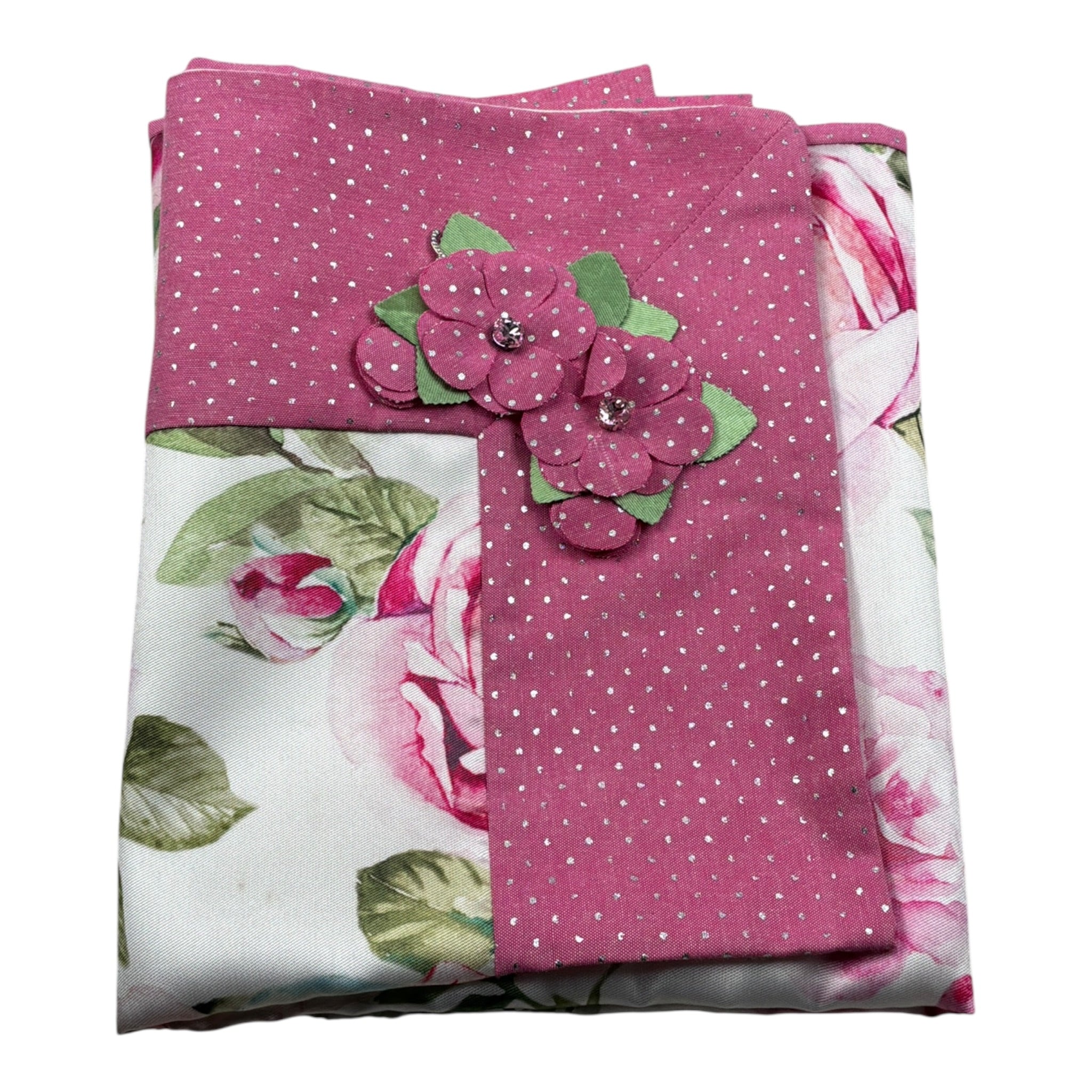 Petit Coperta Bicolore con Stampe Rosa Bianco/Rosa per Neonata S6914570 BIANCO/ROSA PETIT 