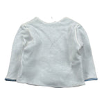 Petit Bateau Cardigan tinta unita Azzurro per Neonato 431802116 AZZURRO PETIT BATEAU 