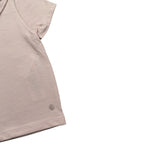 Petit Bateau T-Shit tinta unita con Colletto Rosa per Neonata TBSPE ROSA PETIT BATEAU 