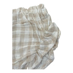 Petit Indi Coulotte Bicolore con Fantasia A Quadri per Neonata COULBE BIANCO/BEIGE PETIT INDI 