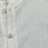 Petit Indi camiciaMezza Manica Girocollo Tinta Unita  per Neonato SS25BK7120XN BIANCO PETIT INDI 