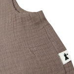 Petit Indi Gilet Tinta Unita per Bambino SS25BK7228XJ MARRONE PETIT INDI 