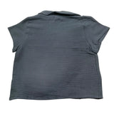 Petit Indi Camicia Mezza Manica Tinta Unita per Bambino SS25BK7326 GRIGIO PETIT INDI 