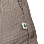 Petit Indi Bermuda Tinta Unita con Elastico In Vita per Neonato SS25BK7528XN FANGO PETIT INDI 