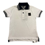Peuterey Polo Mezza Manica con Colletto per Neonato PTB1999 BIANCO PEUTEREY 