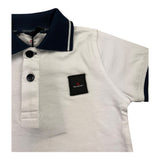 Peuterey Polo Mezza Manica con Colletto per Neonato PTB1999 BIANCO PEUTEREY 