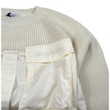Pinko Maglia Girocollo Tinta Unita per Bambina KFMA001 PANNA PINKO 