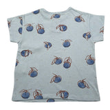 Play Up T-Shirt Girocollo Tinta Unita con Stampe per Neonato PA011AQ11054N AZZURRO PLAY UP 