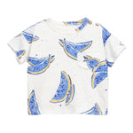 Play Up T-Shirt Tinta Unita con Stampa per Bambino PA033AQ11056 PANNA PLAY UP 