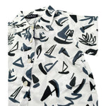 Please Camicia Tinta Unita con Stampa per Neonato CC80364B71 BIANCO PLEASE 