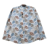 Please Camicia Manica Lunga Tinta Unita Stampa Fantasia per Bambino CL14054B73 PANNA PLEASE 