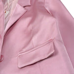 Please Giacca Tinta Unita In Raso per Bambina JB01310G73XX ROSA PLEASE 