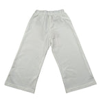 Please Pantalone Tinta Unita Modello Palazzo per Bambina JB29012G73JJ PANNA PLEASE 