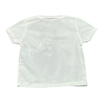Please T-Shirt Tinta Unita con Stampa per Neonata MB12030G71 BIANCO PLEASE 