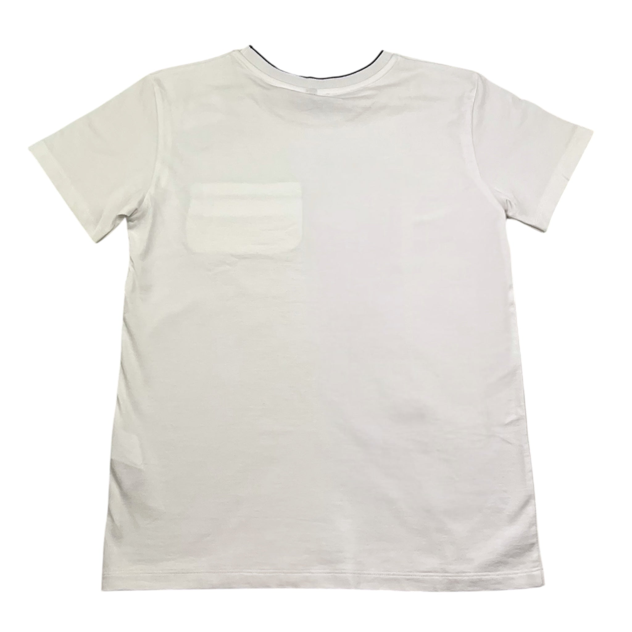 Please T-Shirt Girocollo Tinta Unita per Bambino MB15280B73 BIANCO PLEASE 