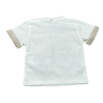 Please T-Shirt Tinta Unita con Stampa per Neonato MBA4030B71 BIANCO PLEASE 