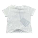 Please T-Shirt Girocollo tinta unita con Stampa Bianco per Neonata MBB1030G27 BIANCO PLEASE 
