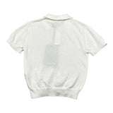 Please Polo Mezza Manica Tinta Unita per Neonato NB01230B73 BIANCO PLEASE 