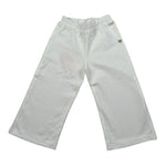Please Pantalone Tinta Unita con Elastico In Vita per Neonata PE51172G73 BIANCO PLEASE 