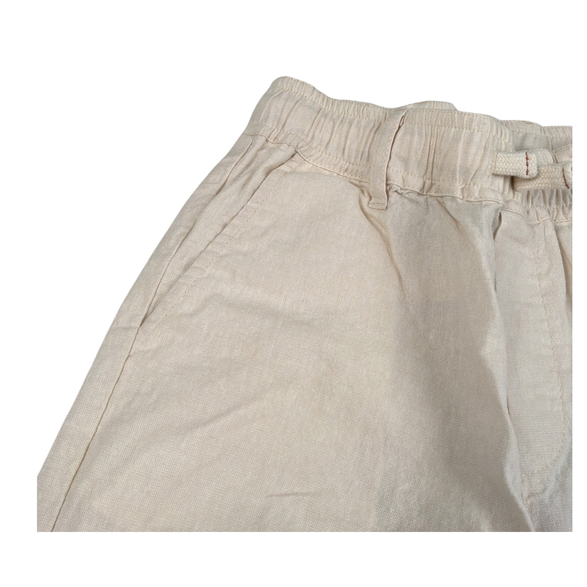 Please Pantalone tinta unita con Elastico In Vita Beige per Bambino PE75300B62 BEIGE PLEASE 