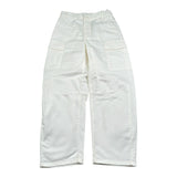 Please Pantalone tinta unita con Girovita Regolabile Bianco per Bambina PH2913G72 BIANCO PLEASE 