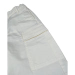 Please Pantalone tinta unita con Girovita Regolabile Bianco per Bambina PH2913G72 BIANCO PLEASE 