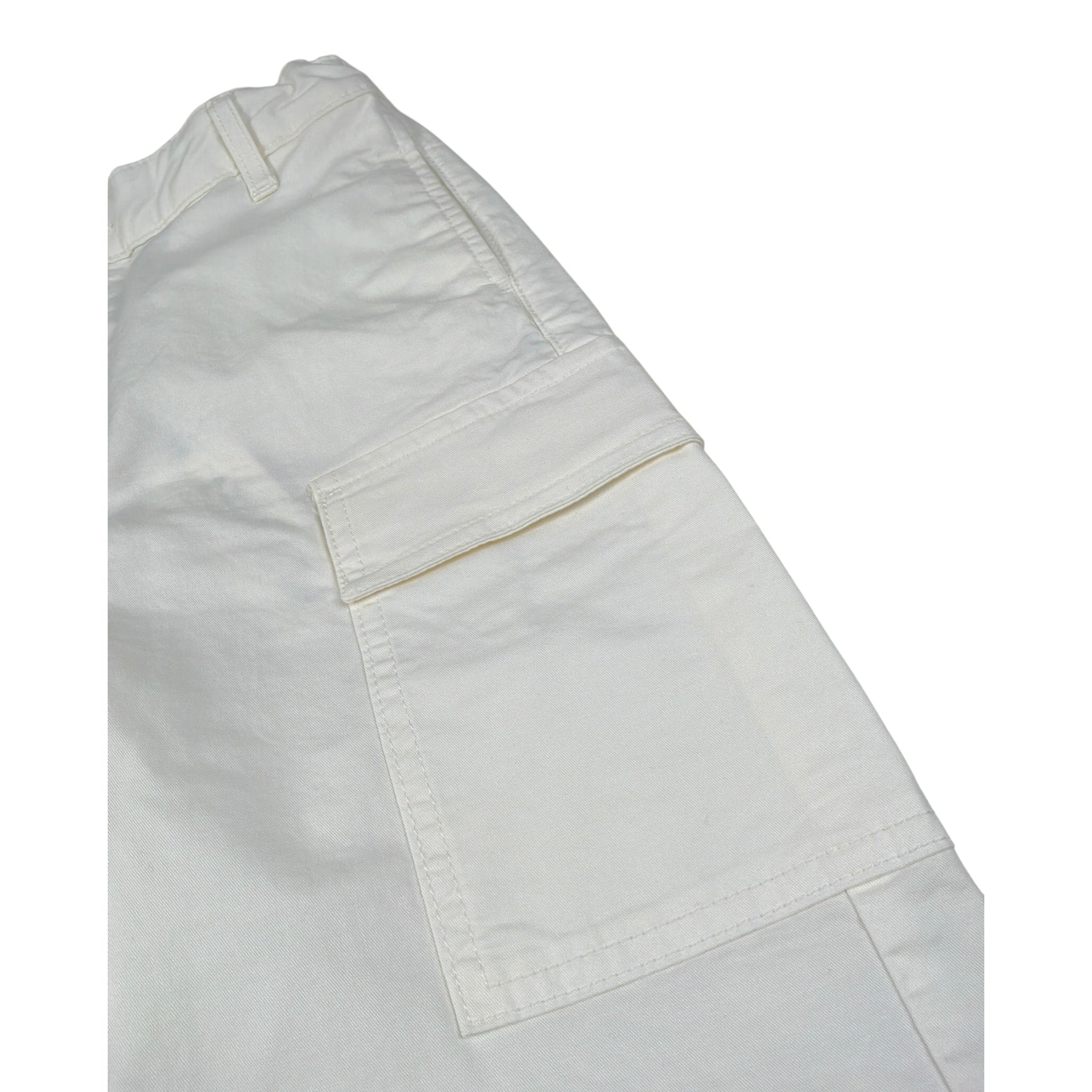 Please Pantalone tinta unita con Girovita Regolabile Bianco per Bambina PH2913G72 BIANCO PLEASE 