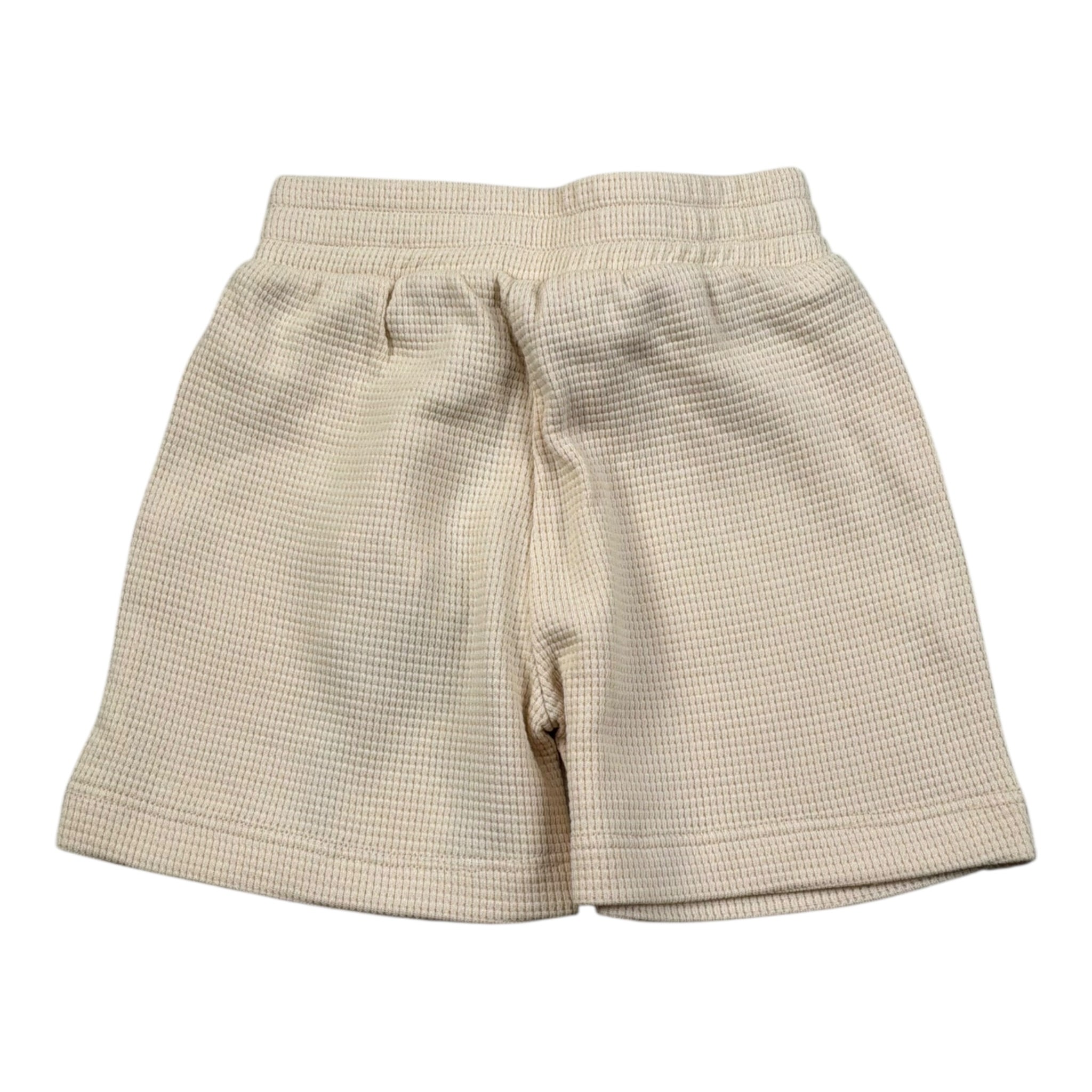 Please Bermuda Tinta Unita con Elastico In Vita per Bambino RE45030B71J BEIGE PLEASE 