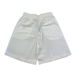 Please Short Tinta Unita con Elastico In Vita per Bambina RE78300G72 BIANCO PLEASE 