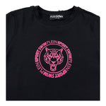 Plein Sport Swim T-Shirt Mezza Manica Tinta Unita con Logo per Bambina PS25KGTS06 NERO PLEIN SPORT SWIM 