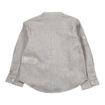 Pure Firenze Camicia Manica Lunga Collo Coreano tinta unita Beige per Neonato PC03176X BEIGE PURE FIRENZE 