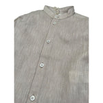Pure Firenze Camicia Manica Lunga Collo Coreano tinta unita Beige per Neonato PC03176X BEIGE PURE FIRENZE 