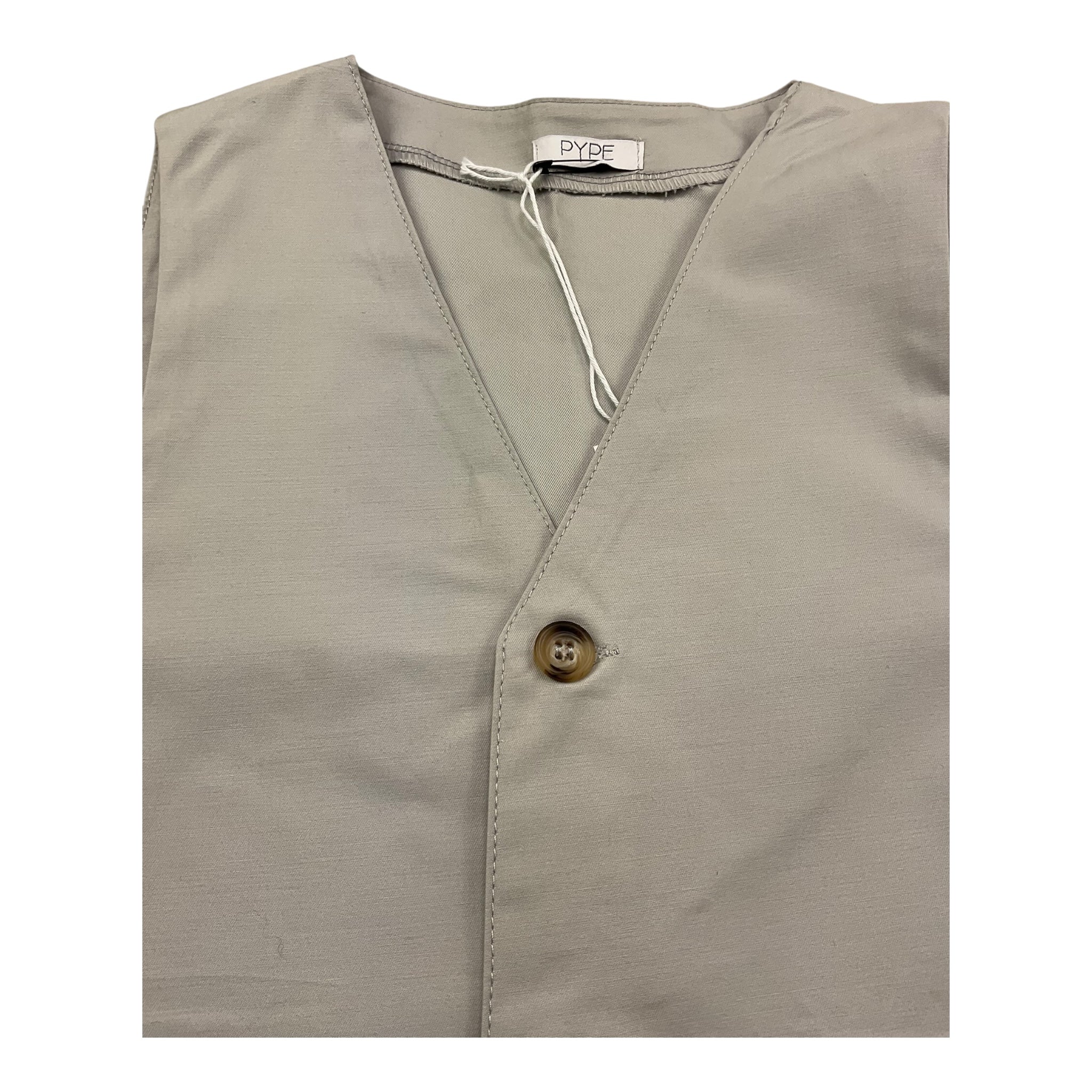 Pype Gilet Tinta Unita per Bambino JILET GRIGIO PYPE 