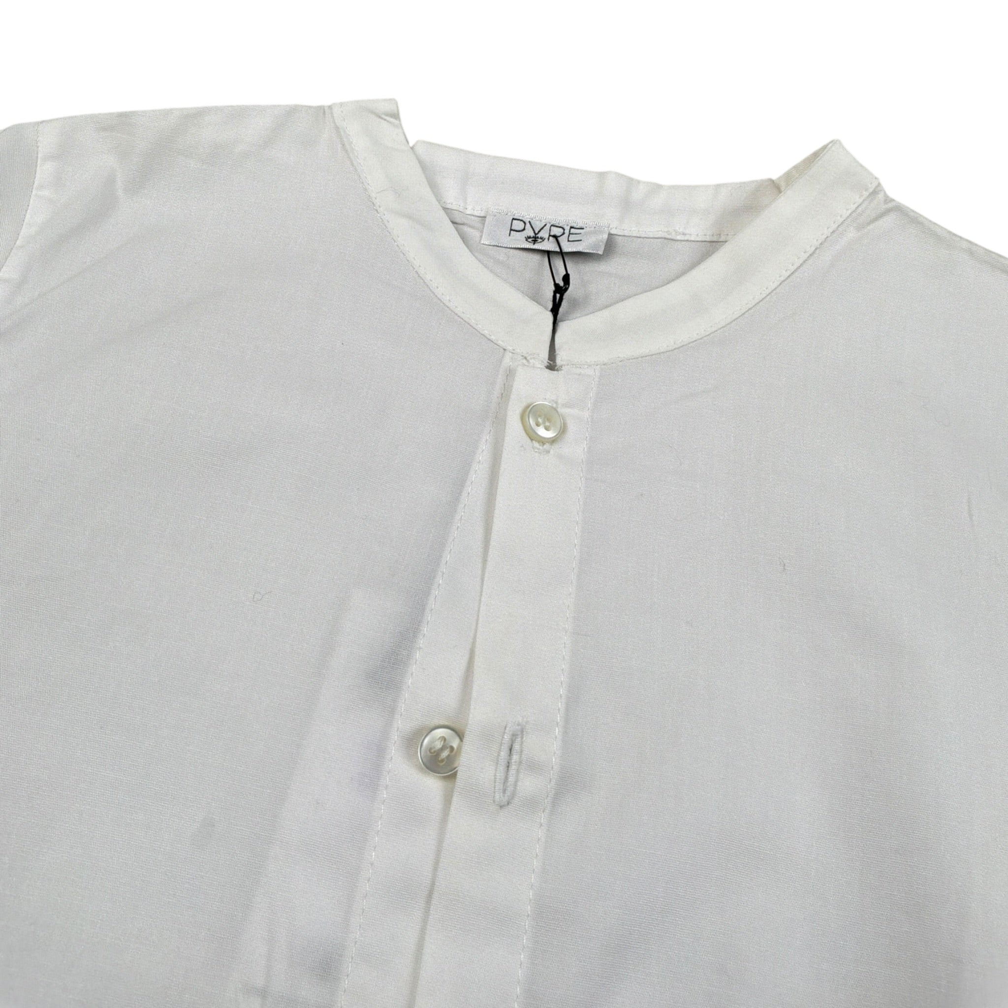 Pype Camicia Manica Lunga tinta unita Bianco per Bambino TENERIFEX BIANCO PYPE 