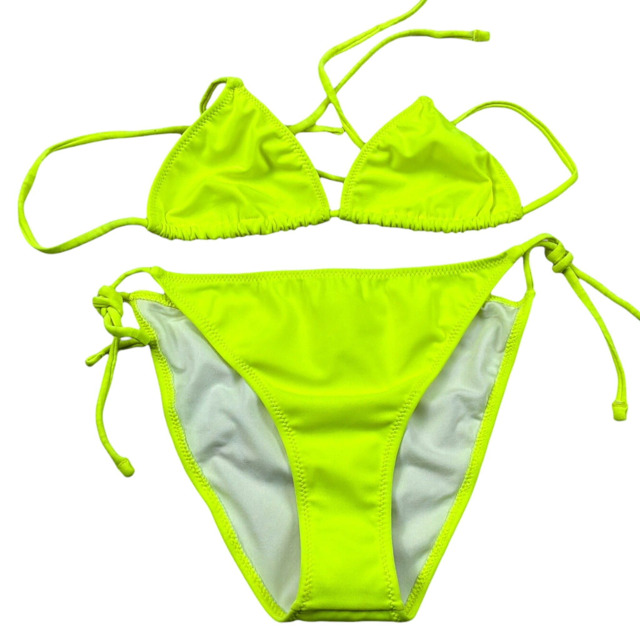 Pyrex Costume 2 Pezzi Triangolo-Mutandina Giallo Fluo per Bambina 028284 GIALLO FLUO PYREX 