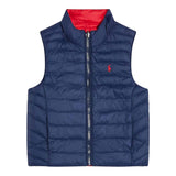 Ralph Lauren Giubbino Modello Smanicato Tinta Unita per Bambino 320949920002J BLU RALPH LAUREN 