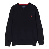 Ralph Lauren Maglia Girocollo Tinta Unita con Stampa per Neonato 321799887031N BLU RALPH LAUREN 